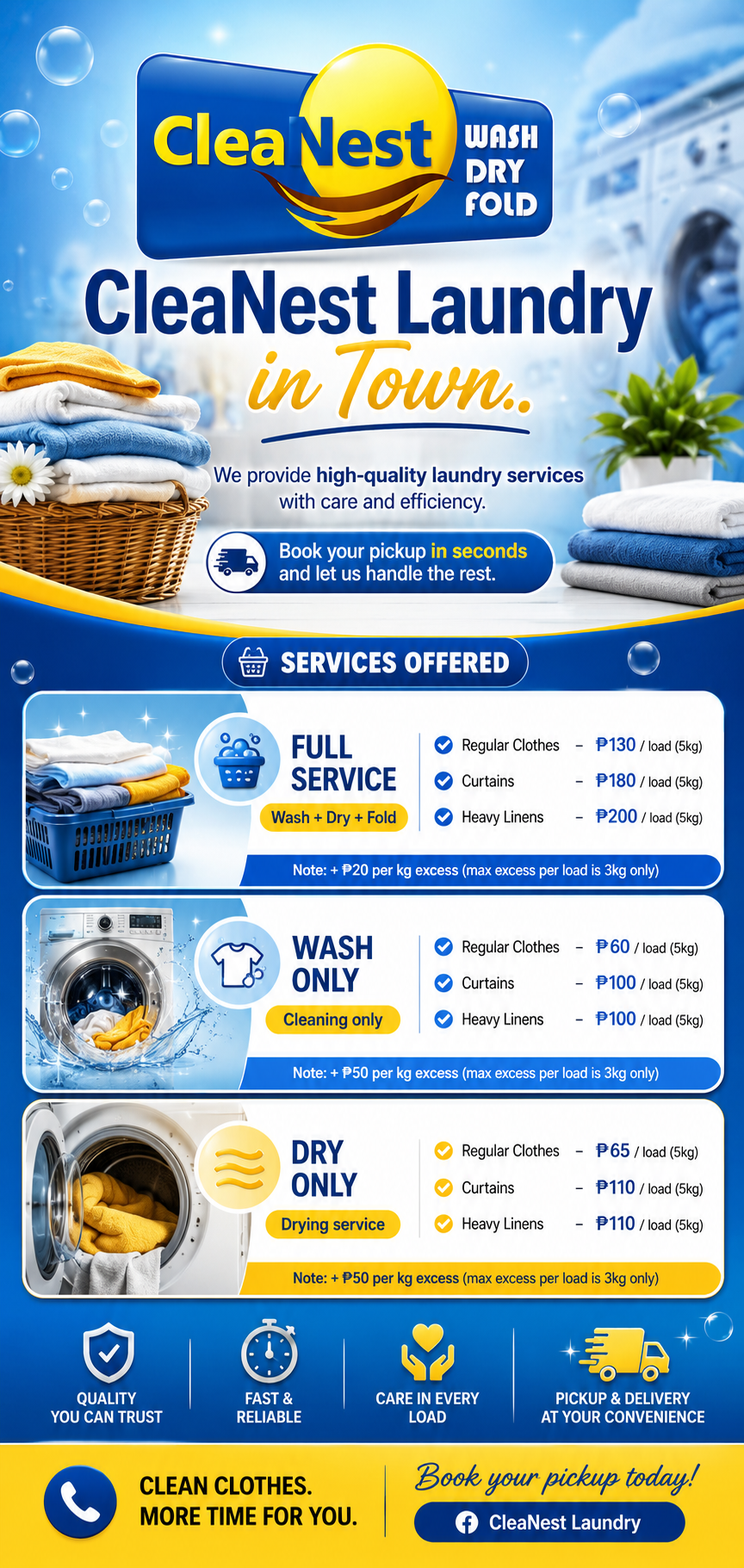CleaNest Laundry